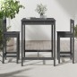 vidaXL 3-tlg. Gartenbar-Set Grau Massivholz Kiefer vidaXL 3-tlg. Gartenbar-Set Grau Massivholz Kiefer