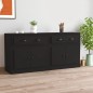 vidaXL Sideboards 2 Stk. Schwarz Holzwerkstoff vidaXL Sideboards 2 Stk. Schwarz Holzwerkstoff