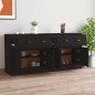 vidaXL Sideboards 2 Stk. Schwarz Holzwerkstoff vidaXL Sideboards 2 Stk. Schwarz Holzwerkstoff