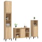 vidaXL 3-tlg. Badmöbel-Set Sonoma-Eiche Holzwerkstoff vidaXL 3-tlg. Badmöbel-Set Sonoma-Eiche Holzwerkstoff