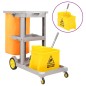 vidaXL Reinigungswagen mit Mopp-Eimer Polypropylen vidaXL Reinigungswagen mit Mopp-Eimer Polypropylen