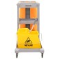 vidaXL Reinigungswagen mit Mopp-Eimer Polypropylen vidaXL Reinigungswagen mit Mopp-Eimer Polypropylen
