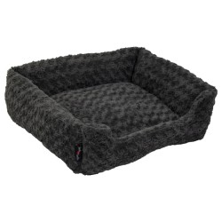 Jack and Vanilla Haustiersofa Softy S 60x52x18 cm Rosette Grau