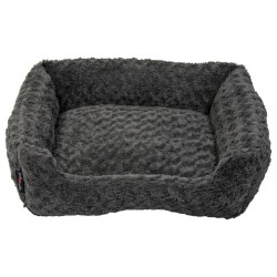 Jack and Vanilla Haustiersofa Softy S 60x52x18 cm Rosette Grau