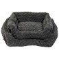 Jack and Vanilla Haustiersofa Softy S 60x52x18 cm Rosette Grau Jack and Vanilla Haustiersofa Softy S 60x52x18 cm Rosette Grau