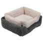 Jack and Vanilla Haustiersofa Softy S 60x52x18 cm Rosette Grau Jack and Vanilla Haustiersofa Softy S 60x52x18 cm Rosette Grau