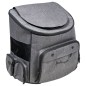 Jack and Vanilla Haustier-Rucksack Travel 40x25x36 cm Grau/Schwarz Jack and Vanilla Haustier-Rucksack Travel 40x25x36 cm Grau/Schwarz
