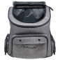 Jack and Vanilla Haustier-Rucksack Travel 40x25x36 cm Grau/Schwarz Jack and Vanilla Haustier-Rucksack Travel 40x25x36 cm Grau/Schwarz