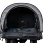 Jack and Vanilla Haustier-Rucksack Travel 40x25x36 cm Grau/Schwarz Jack and Vanilla Haustier-Rucksack Travel 40x25x36 cm Grau/Schwarz