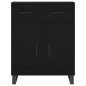 Highboard Schwarz 69,5x34x180 cm Holzwerkstoff Highboard Schwarz 69,5x34x180 cm Holzwerkstoff