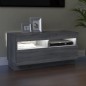 vidaXL TV-Schrank mit LED-Leuchten Grau Sonoma 80x35x40 cm vidaXL TV-Schrank mit LED-Leuchten Grau Sonoma 80x35x40 cm