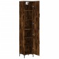 vidaXL Highboard Räuchereiche 34,5x34x180 cm Holzwerkstoff vidaXL Highboard Räuchereiche 34,5x34x180 cm Holzwerkstoff
