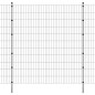 vidaXL Zaunpfosten 10 Stk. Silbern 280 cm Verzinkter Stahl vidaXL Zaunpfosten 10 Stk. Silbern 280 cm Verzinkter Stahl