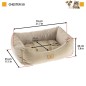 Ferplast Hunde- und Katzenbett Chester 50 Beige Ferplast Hunde- und Katzenbett Chester 50 Beige