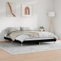 vidaXL Bettgestell Schwarz 150x200 cm Holzwerkstoff vidaXL Bettgestell Schwarz 150x200 cm Holzwerkstoff