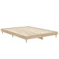 vidaXL Bettgestell Sonoma-Eiche 140x190 cm Holzwerkstoff vidaXL Bettgestell Sonoma-Eiche 140x190 cm Holzwerkstoff