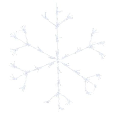 Ambiance Weihnachtsdekoration Schneeflocke mit 216 LEDs 60 cm