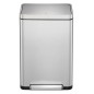 EKO Tretmülleimer X-Cube 45 L Mattsilber EKO Tretmülleimer X-Cube 45 L Mattsilber