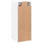 vidaXL Wandschrank Hochglanz-Weiß 34,5x34x90 cm Holzwerkstoff vidaXL Wandschrank Hochglanz-Weiß 34,5x34x90 cm Holzwerkstoff