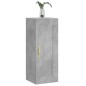 vidaXL Wandschrank Betongrau 34,5x34x90 cm Holzwerkstoff vidaXL Wandschrank Betongrau 34,5x34x90 cm Holzwerkstoff