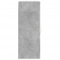 vidaXL Wandschrank Betongrau 34,5x34x90 cm Holzwerkstoff vidaXL Wandschrank Betongrau 34,5x34x90 cm Holzwerkstoff