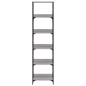 vidaXL Bücherregal Grau Sonoma 50x33x188,5 cm Holzwerkstoff vidaXL Bücherregal Grau Sonoma 50x33x188,5 cm Holzwerkstoff