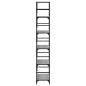 vidaXL Bücherregal Grau Sonoma 50x33x188,5 cm Holzwerkstoff vidaXL Bücherregal Grau Sonoma 50x33x188,5 cm Holzwerkstoff