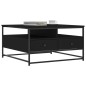 vidaXL Couchtisch Schwarz 80x80x45 cm Holzwerkstoff vidaXL Couchtisch Schwarz 80x80x45 cm Holzwerkstoff