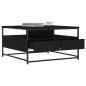 vidaXL Couchtisch Schwarz 80x80x45 cm Holzwerkstoff vidaXL Couchtisch Schwarz 80x80x45 cm Holzwerkstoff