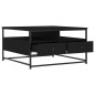vidaXL Couchtisch Schwarz 80x80x45 cm Holzwerkstoff vidaXL Couchtisch Schwarz 80x80x45 cm Holzwerkstoff
