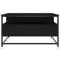 vidaXL Couchtisch Schwarz 80x80x45 cm Holzwerkstoff vidaXL Couchtisch Schwarz 80x80x45 cm Holzwerkstoff