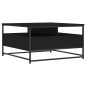 vidaXL Couchtisch Schwarz 80x80x45 cm Holzwerkstoff vidaXL Couchtisch Schwarz 80x80x45 cm Holzwerkstoff