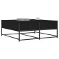 vidaXL Couchtisch Schwarz 100x99x40 cm Holzwerkstoff vidaXL Couchtisch Schwarz 100x99x40 cm Holzwerkstoff
