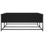 vidaXL Couchtisch Schwarz 100x99x40 cm Holzwerkstoff vidaXL Couchtisch Schwarz 100x99x40 cm Holzwerkstoff