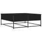 vidaXL Couchtisch Schwarz 100x99x40 cm Holzwerkstoff vidaXL Couchtisch Schwarz 100x99x40 cm Holzwerkstoff