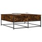 vidaXL Couchtisch Räuchereiche 100x99x40 cm Holzwerkstoff vidaXL Couchtisch Räuchereiche 100x99x40 cm Holzwerkstoff