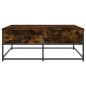 vidaXL Couchtisch Räuchereiche 100x99x40 cm Holzwerkstoff vidaXL Couchtisch Räuchereiche 100x99x40 cm Holzwerkstoff