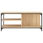 vidaXL Couchtisch Sonoma-Eiche 100x50x45 cm Holzwerkstoff vidaXL Couchtisch Sonoma-Eiche 100x50x45 cm Holzwerkstoff