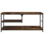 vidaXL Couchtisch Räuchereiche 90x49x40 cm Holzwerkstoff vidaXL Couchtisch Räuchereiche 90x49x40 cm Holzwerkstoff