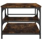 vidaXL Couchtisch Räuchereiche 90x49x40 cm Holzwerkstoff vidaXL Couchtisch Räuchereiche 90x49x40 cm Holzwerkstoff