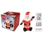 Ambiance LED Aufblasbarer Weihnachtsmann 120 cm Ambiance LED Aufblasbarer Weihnachtsmann 120 cm