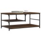 vidaXL Couchtisch Braun Eichen-Optik 90x49x40 cm Holzwerkstoff vidaXL Couchtisch Braun Eichen-Optik 90x49x40 cm Holzwerkstoff