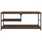 vidaXL Couchtisch Braun Eichen-Optik 90x49x40 cm Holzwerkstoff vidaXL Couchtisch Braun Eichen-Optik 90x49x40 cm Holzwerkstoff