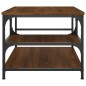 vidaXL Couchtisch Braun Eichen-Optik 90x49x40 cm Holzwerkstoff vidaXL Couchtisch Braun Eichen-Optik 90x49x40 cm Holzwerkstoff