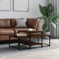 vidaXL Couchtisch Braun Eichen-Optik 102x60x45 cm Holzwerkstoff vidaXL Couchtisch Braun Eichen-Optik 102x60x45 cm Holzwerkstoff