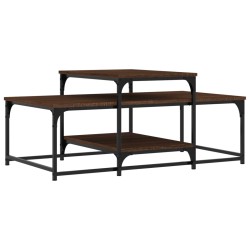 vidaXL Couchtisch Braun Eichen-Optik 102x60x45 cm Holzwerkstoff
