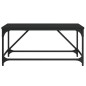 vidaXL Couchtisch Schwarz 75x50x35 cm Holzwerkstoff vidaXL Couchtisch Schwarz 75x50x35 cm Holzwerkstoff