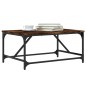 vidaXL Couchtisch Räuchereiche 75x50x35 cm Holzwerkstoff vidaXL Couchtisch Räuchereiche 75x50x35 cm Holzwerkstoff