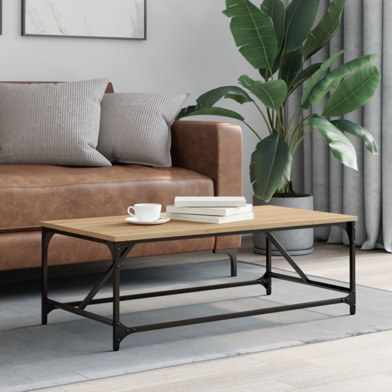 vidaXL Couchtisch Sonoma-Eiche 100x50x35 cm Holzwerkstoff vidaXL Couchtisch Sonoma-Eiche 100x50x35 cm Holzwerkstoff