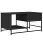 vidaXL Couchtisch Schwarz 85,5x51x45 cm Holzwerkstoff vidaXL Couchtisch Schwarz 85,5x51x45 cm Holzwerkstoff